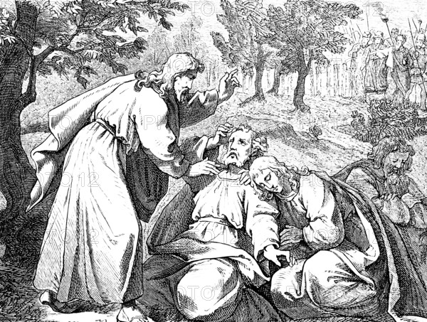 Jesus and the Sleeping Disciples, Gospel of Mark, Chapter 14, Judas the Traitor, Warrior with