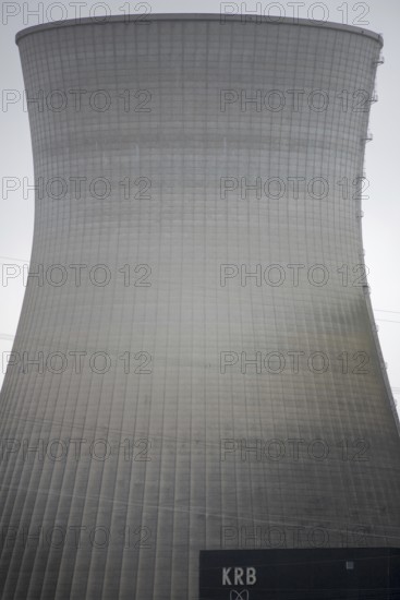 Demolition of the 160m high cooling towers of the disused Gundremmingen nuclear power plant (AKW
