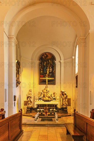 St. Michael's Church with the side altar, Michaeler Platz, near the Hofburg Imperial Palace,