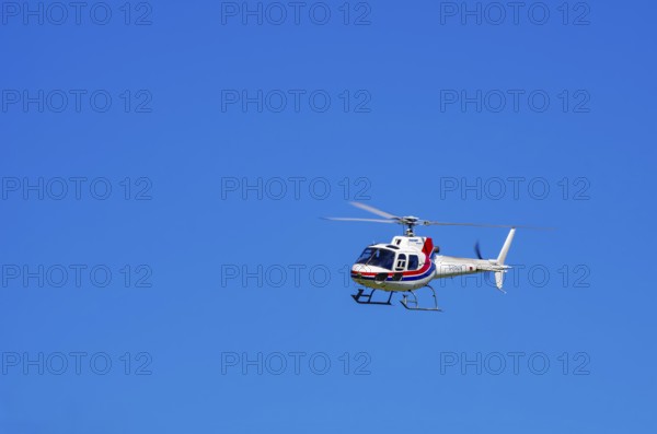 An Aerospatiale AS-350 BA Ecureuil helicopter, registration D-HAAN, from Meravo Air Company during