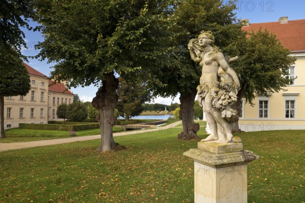 Rheinsberg Castle, countryside, Ostprignitz-Ruppin district, prime example of Friederician Rococo,