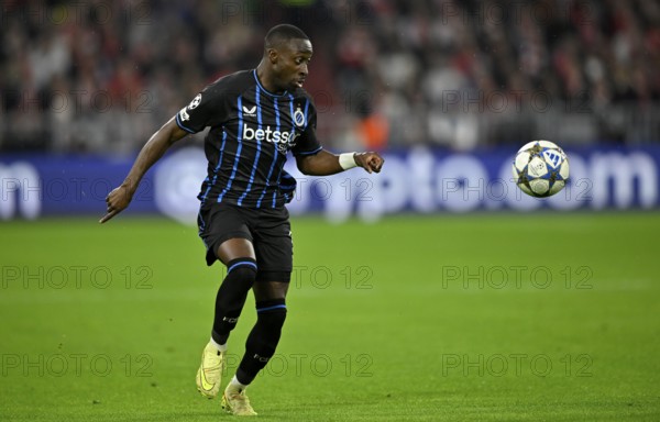 Carlos Forbs Club Brugge FC Brugge (09) Champions League ball action, Allianz Arena, Munich,