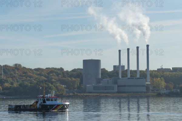 Kiel port, coastal power plant on the Kiel Fjord, technology, combined heat and power, natural gas