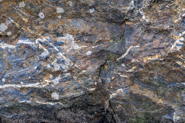 Iron manganese ore, sedimentary rock, Tertiary geological age, 40 mill. years old, North