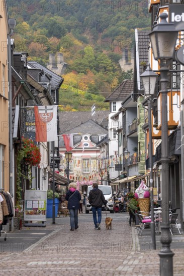 The old town of Ahrweiler, renovated, restored, partly rebuilt after the flood in the Ahr Valley in