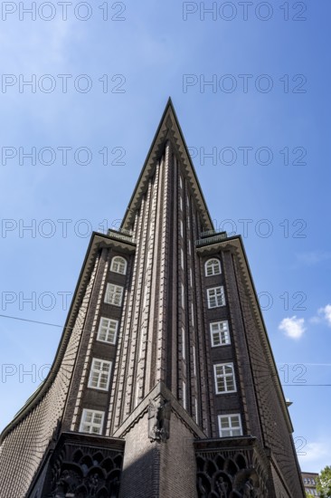 Chile House, former office building, brick expressionism, architect Fritz Höger, UNESCO World