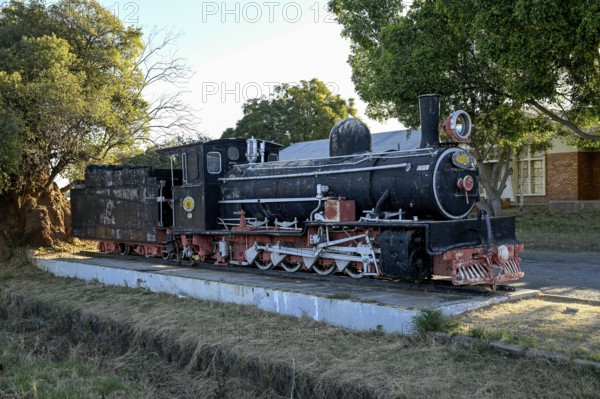 Historic steam locomotive no. 41 from 1912, manufacturer Henschel & Sohn from Kassel, Otjiwarongo,