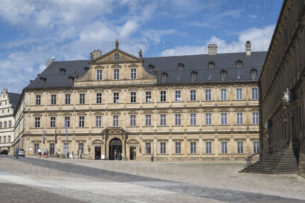 State Library, New Residence, Cathedral Square, UNESCO World Heritage Site, Bamberg, Upper