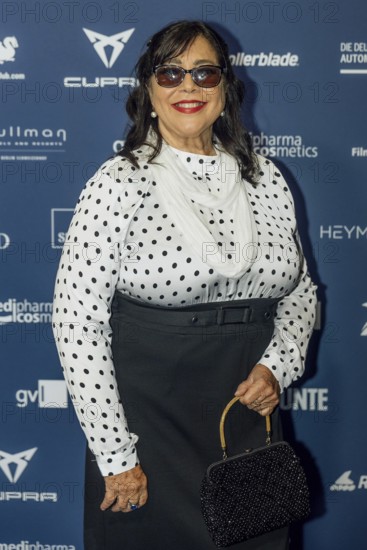 Cecilia Pillado on the red carpet in front of the award ceremony at Pullmann Berlin Schweizerhof,