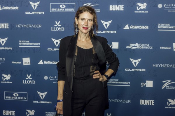 Julia Malik on the red carpet in front of the award ceremony at Pullmann Berlin Schweizerhof,
