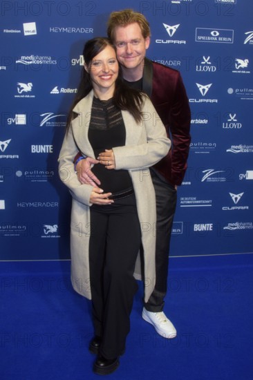 Nadja Jo Klapper and Johannes Heinrichs, DEUTSCHER SCHAUSPIELPREIS 2025, Red Carpet at PULLMAN
