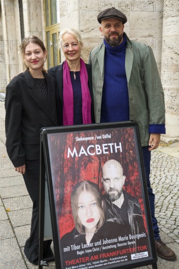 Johanna Marie Bourgeois, Irene Christ and Tibor Locher at the annual press conference for the