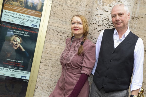 Cora Chilcott and Wolfgang Seppelt at the annual press conference for the 2025/2026 season at the