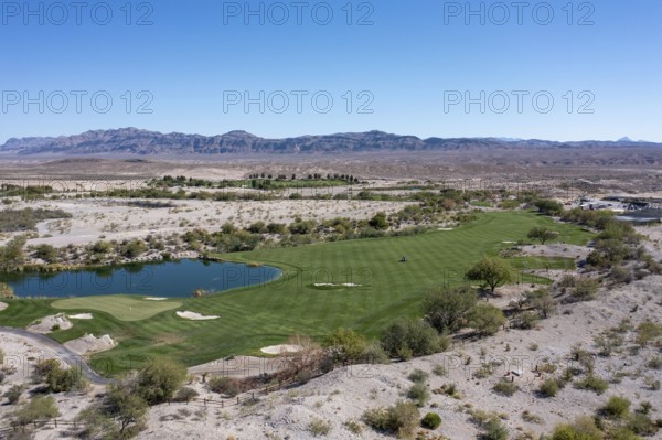 Coyote Ssprings - The Coyote Springs golf course in the Nevada desert. The Jack Nicklaus-designed