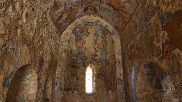 Post-Byzantine church of Agios Nikolaos from the 17th century AD, Decorated interior of an old