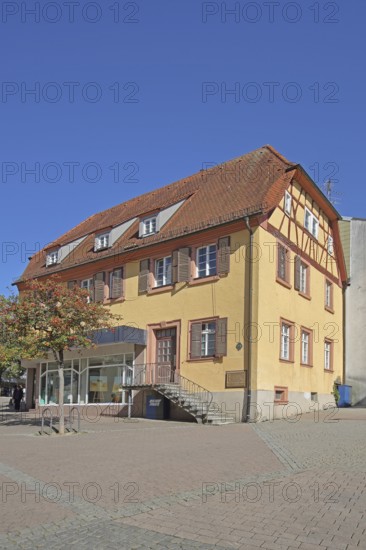 Bronner House, home of winegrower, pharmacist and writer Johann Philipp Bronner, Unterer Markt,
