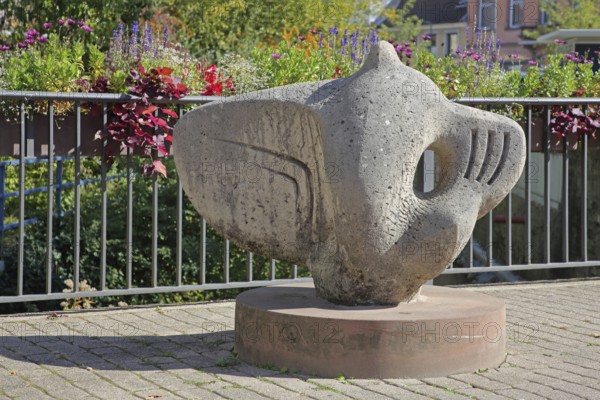 Sculpture Elephant by Antal Sándor 1992, Modern Art, Abstract Art, Stone Sculpture, Elephant