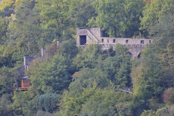 Historic town wall, town fortifications, Bad Münstereifel, Ahrgebirge, Eifel, North