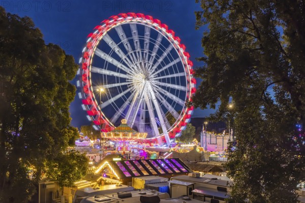 Folk festival in Stuttgart. The 178th Cannstatter Volksfest on the Wasen is one of the most