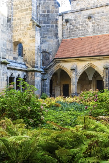 Cloister and All Saints' Chapel, Meissen Cathedral, St. Johannis and St. Donatus, Meissen, Saxony,