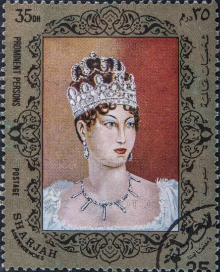 Josephine Bonaparte or Joséphine de Beauharnais (1763 -1814) was the first wife of Emperor Napoleon