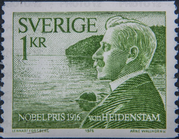 Verner von Heidenstam (1859-1940) was a Swedish writer and poet. He was a member of the Swedish