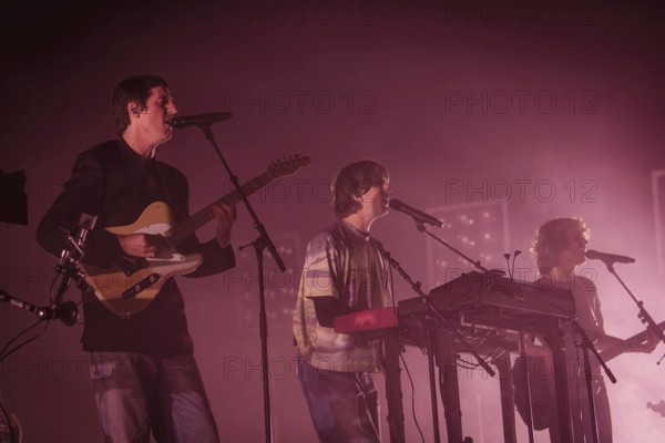 Jules Crommelin (Gitarrist), Patrick Hetherington (Keyboarder) und Noah Hill (Bassist) von Parcels