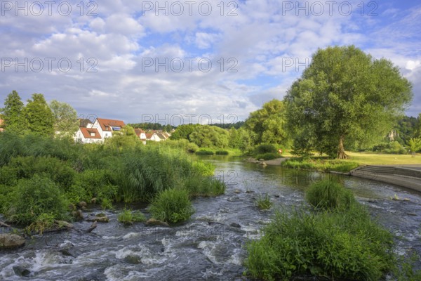 Fluss Naab, Kallmünz, Bayern, Deutschland