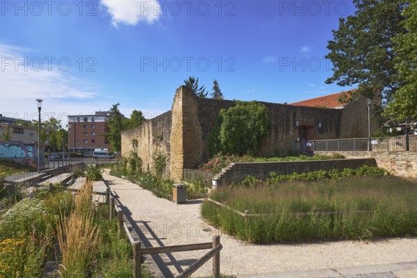 Altstadt, Stadtbefestigung, Stadtmauer, Altes Wasserschloss, Burg, Haus der Jugend, Laterne,