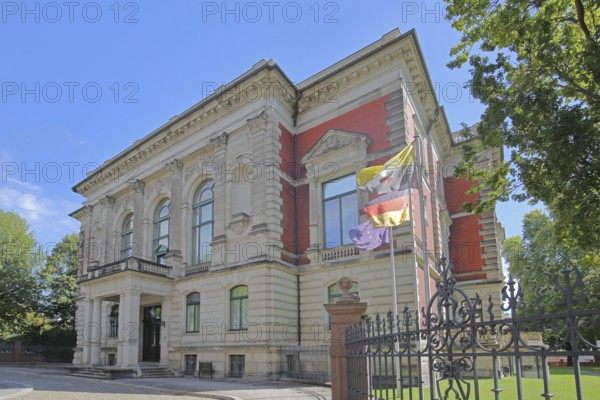 Palais am Fürstenwall built in 1893, today's seat of government of the Saxony-Anhalt Prime