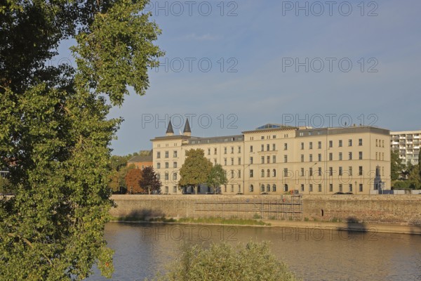 Vitanas Dementia Centre, retirement home, hospital, Elbufer, Elbe, Magdeburg, Saxony-Anhalt,