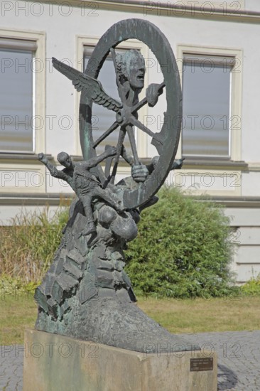 Sculpture Space Time Matter by Heinrich Apel 1988, abstract art, modern art, whimsical and bizarre