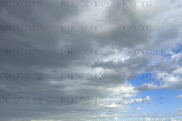 Left cold front clouds of cumulus clouds right in front altocumulus clouds and stratocumulus