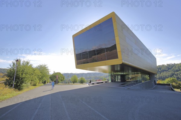 Ark Visitor Centre, archaeological museum, modern building, Nebra, Saxony-Anhalt, Germany