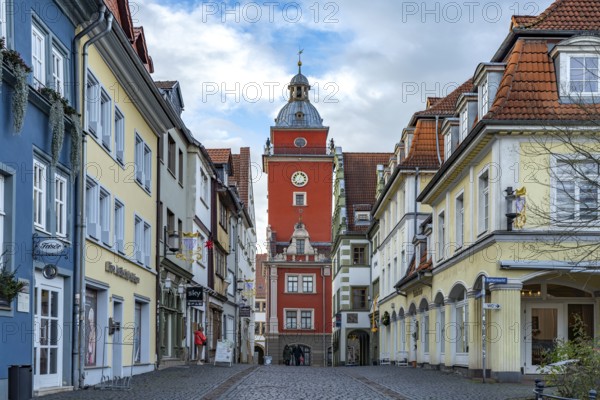 Old town hall and old town centre of Gotha, Thuringia, Germany