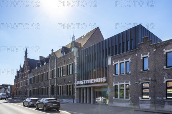 House of Justice providing legal assistance in the city centre of Dendermonde, East Flanders,