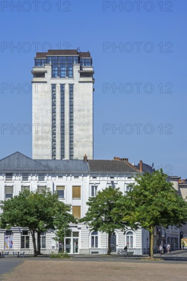 Boekentoren, Book Tower, part of the Ghent University Library in the city Gent, East Flanders,