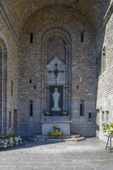 Our Lady of Beauraing, Notre-Dame de Beauraing sanctuary chapel of place of pilgrimage and Marian
