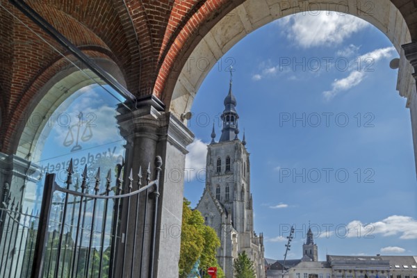 14th century Onze-Lieve-Vrouw-ten-Poelkerk, Brabantine Gothic Church of Our Lady ten Poel in the