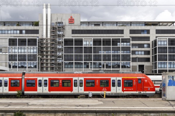 S-Bahn at Stuttgart Central Station, Baden-Württemberg, Germany