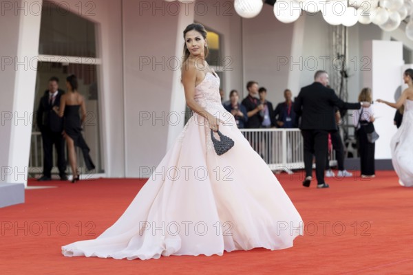 Venice, Italy - 2 September 2025: Guest during the red carpet of - A house of Dynamite - during the