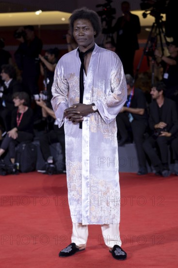 Venice, Italy - 3 September 2025: Benjamin Clementine during the red carpet of - Cartier Glory To