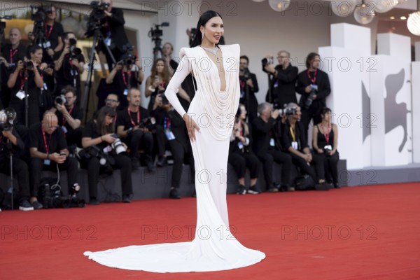 Venice, Italy - 1 September 2025: Zarina Yeva during the red carpet of - The Smashing Machine -
