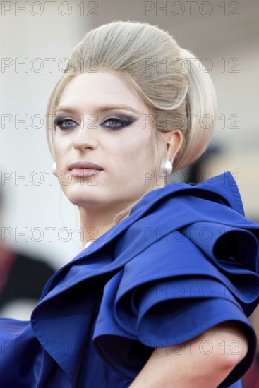 Venice, Italy - 1 September 2025: Stephanie Glitter during the red carpet of - The Smashing Machine