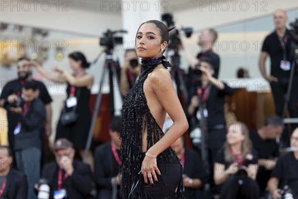 Venice, Italy - 1 September 2025: Yasmin Barbieri during the red carpet of - The Smashing Machine -