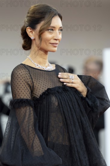 Venice, Italy - 1 September 2025: Margareth Madè during the red carpet of - The Smashing Machine -