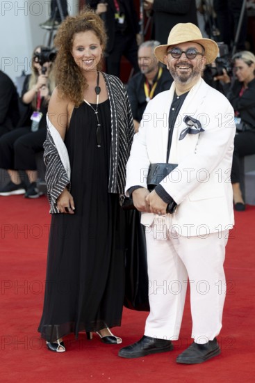 Venice, Italy - 3 September 2025: Guests during the red carpet of - Duse - during the 82nd Venice
