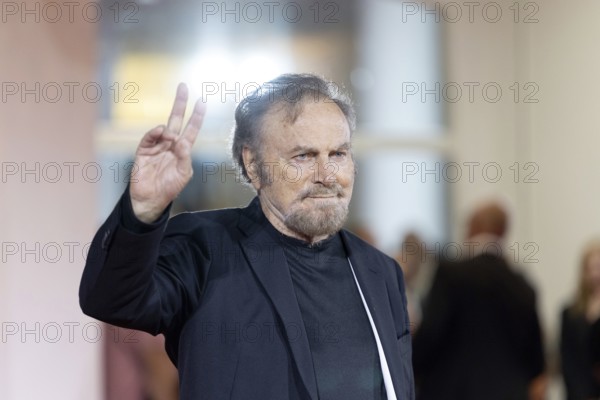 Venice, Italy - 3 September 2025: Franco Nero during the red carpet of - Cartier Glory To The