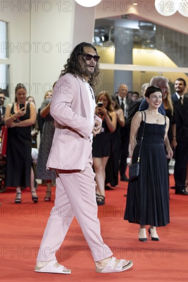 Venice, Italy - 3 September 2025: Jason Momoa during the red carpet of - Cartier Glory To The
