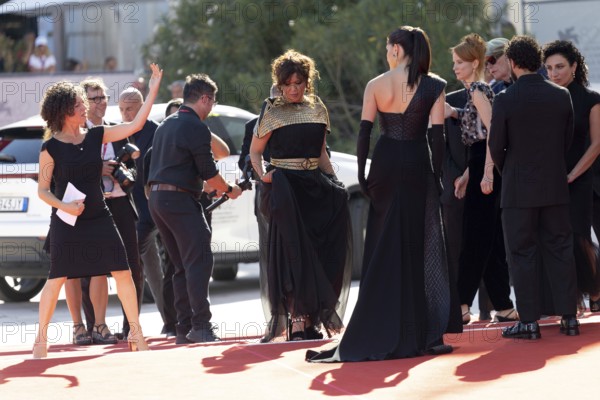 Venice, Italy - 3 September 2025: Kaouther Ben Hania during the red carpet of - The Voice Of Hind
